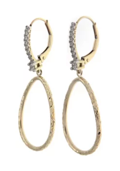 Top 10 🔔 1/5 ct. t.w. Diamond Drop Earrings in 10K Yellow Gold by Belk & Co. 🔔 -DealsBelk & Co. Store Belk 11088