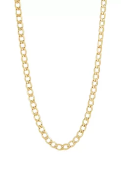 Best Sale ❤️ 14K Yellow Gold 1.20mm Curb Chain by Belk & Co. 🤩