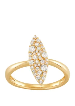 Cheap 🥰 1/3 ct. t.w. Diamond Ring in 10K Yellow Gold by Belk & Co. 💯 -DealsBelk & Co. Store Belk 11176