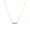 Discount 🎉 Swiss Blue Topaz Necklace in 10K Yellow Gold by Belk & Co. 🔥
