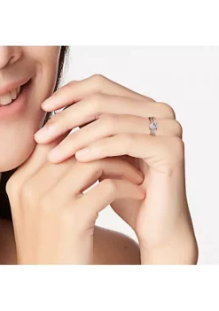 Best Sale ⭐ Lab Created Oval Cut Created White Sapphire Engagement Ring and Matching Eternity Ring 2pc Set in 10K White Gold by Belk & Co. ✨ 10 Best Sale ⭐ Lab Created Oval Cut Created White Sapphire Engagement Ring and Matching Eternity Ring 2pc Set in 10K White Gold by Belk & Co. ✨ -DealsBelk & Co. Store Belk 11217