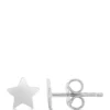 Deals 🥰 Star Post Earrings in 14K White Gold by Belk & Co. 🔔