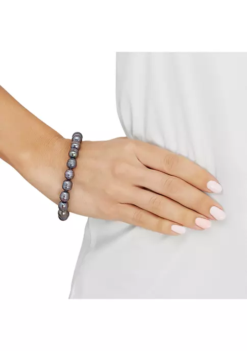 Buy ๐ Black Ringed Oval Pearl Jewelry Set in Sterling Silver by Belk & Co. ๐ 5 Buy ๐ Black Ringed Oval Pearl Jewelry Set in Sterling Silver by Belk & Co. ๐ - Image 5