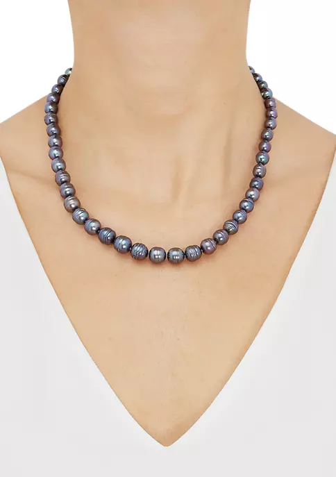 Buy ๐ Black Ringed Oval Pearl Jewelry Set in Sterling Silver by Belk & Co. ๐ 6 Buy ๐ Black Ringed Oval Pearl Jewelry Set in Sterling Silver by Belk & Co. ๐ - Image 6