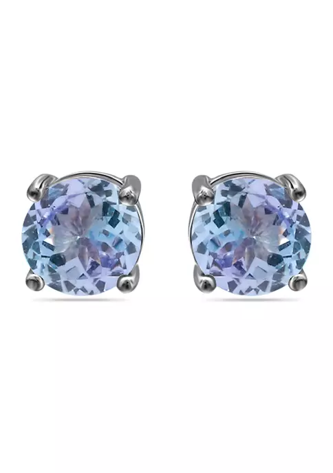 Deals 🔔 1 ct. t.w. Tanzanite Stud Earrings in Sterling Silver by Belk & Co. 🤩 1 Deals 🔔 1 ct. t.w. Tanzanite Stud Earrings in Sterling Silver by Belk & Co. 🤩