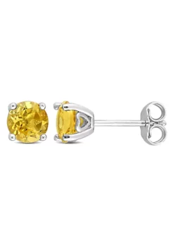 Best reviews of 🎁 1.5 CT TGW Citrine Earrings in Sterling Silver by Belk & Co. 🌟