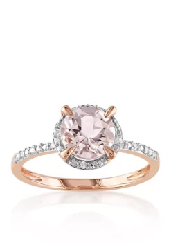 Budget ๐ 10k Rose Gold Morganite and Diamond Ring by Belk & Co. ๐ 5 Budget ๐ 10k Rose Gold Morganite and Diamond Ring by Belk & Co. ๐ -DealsBelk & Co. Store Belk 1150