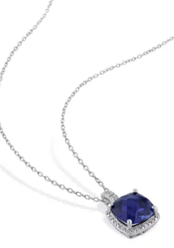 Best reviews of 💯 Lab Created 1/10 ct. t.w. Diamond and 5.72 ct. t.g.w. Created Blue Sapphire Square Pendant With Chain in Sterling Silver by Belk & Co. 🔥 8 Best reviews of 💯 Lab Created 1/10 ct. t.w. Diamond and 5.72 ct. t.g.w. Created Blue Sapphire Square Pendant With Chain in Sterling Silver by Belk & Co. 🔥 -DealsBelk & Co. Store Belk 11559