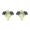 Deals 😉 1 ct. t.w. Citrine and Black Spinel Bee Earrings, Sterling Silver by Belk & Co. 🧨