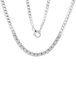 Flash Sale ✔️ 1/3 ct. t.w. Diamond Necklace in Sterling Silver by Belk & Co. 🌟