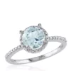 Best reviews of 👏 Sterling Silver Aquamarine and Diamond Ring by Belk & Co. ⭐