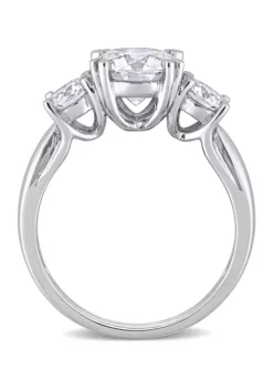 Best Sale 🔔 2.8 ct. t.w. Created Moissanite Engagement Ring in 10K White Gold by Belk & Co. 😀 -DealsBelk & Co. Store Belk 11603