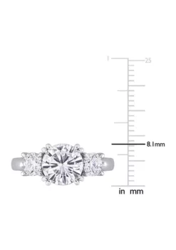 Best Sale 🔔 2.8 ct. t.w. Created Moissanite Engagement Ring in 10K White Gold by Belk & Co. 😀 -DealsBelk & Co. Store Belk 11604