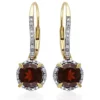 Hot Sale 🎁 10k Yellow Gold Garnet Earrings by Belk & Co. 🛒