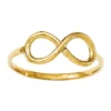 Discount 🥰 14K Yellow Gold Polished Infinity Ring by Belk & Co. 👍