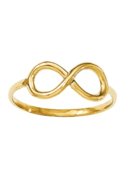 Discount 🥰 14K Yellow Gold Polished Infinity Ring by Belk & Co. 👍 -DealsBelk & Co. Store Belk 11799