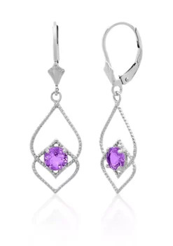 Buy 🤩 Sterling Silver Gemstone Earrings by Belk & Co. 👏 -DealsBelk & Co. Store Belk 11826