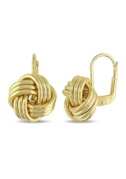 New 🤩 Entwined Love Knot Earrings in 10K Yellow Gold by Belk & Co. 😍