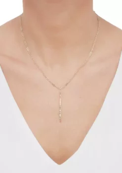 Deals 🌟 Stick on Paperclip Necklace in 10K Yellow Gold by Belk & Co. 🛒 -DealsBelk & Co. Store Belk 11905