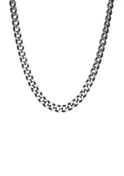 Flash Sale 👍 Stainless Steel Two Tone Neck with Gray IP 24 Inch Chain by Belk & Co. 👏 -DealsBelk & Co. Store Belk 11909