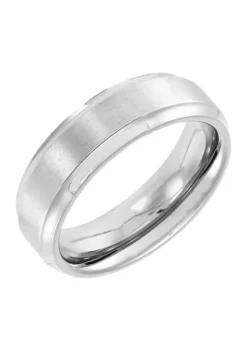 Hot Sale 🥰 7 Millimeter Gents Band in Titanium by Belk & Co. 🎁 -DealsBelk & Co. Store Belk 11982