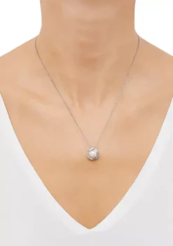 Flash Sale 🌟 Freashwater Pearl and White Topaz Set in Sterling Silver by Belk & Co. 🎁 -DealsBelk & Co. Store Belk 1199