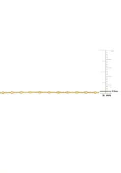 Best Pirce 🎁 Bead Chain Necklace in 18k Yellow Gold Plated Sterling Silver, 24" by Belk & Co. 🧨 -DealsBelk & Co. Store Belk 11997