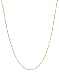 Best Pirce 🔔 1.15 Millimeter Perfectina Solid Chain in 14K Yellow Gold by Belk & Co. 👏