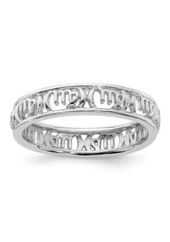 Wholesale 🧨 Sterling Silver Stackable Expressions Virgo Zodiac Ring by Belk & Co. 🎉 -DealsBelk & Co. Store Belk 12093