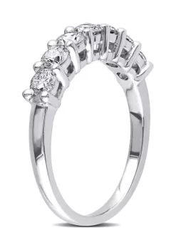 Promo 🛒 1 CT TW Diamond Anniversary Band in 14k White Gold by Belk & Co. 🤩 -DealsBelk & Co. Store Belk 12103