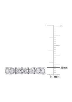 Promo 🛒 1 CT TW Diamond Anniversary Band in 14k White Gold by Belk & Co. 🤩 -DealsBelk & Co. Store Belk 12104