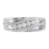 Discount 🔥 Men's 1/4 ct. t.w. Diamond Ring in 10K White Gold by Belk & Co. ⭐