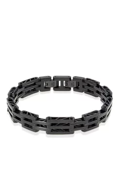 Hot Sale 💯 Men's Stainless Steel Bridge Link Bracelet by Belk & Co. ⌛ -DealsBelk & Co. Store Belk 12119