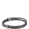 Promo 🎉 Stainless Steel 2 Row Bracelet with Magnetic Clasp and Gun IP by Belk & Co. ✨