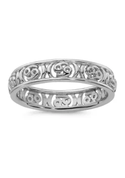 Budget 🔥 Sterling Silver Stackable Expressions Cancer Zodiac Ring by Belk & Co. 🧨