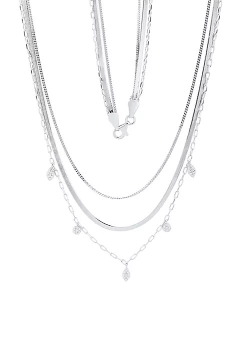 Best Pirce 🥰 1/6 ct. t.w. Diamond Necklace in Sterling Silver by Belk & Co. ✨ 2 Best Pirce 🥰 1/6 ct. t.w. Diamond Necklace in Sterling Silver by Belk & Co. ✨ - Image 2