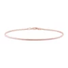 Top 10 😉 18k Rose Gold Plated Sterling Silver 1.2mm Snake Chain Bracelet by Belk & Co. ✨