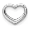 Best Sale 😉 14K White Gold Mini Floating Heart Slide by Belk & Co. ⌛