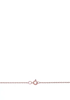 Deals 🔥 Lab Created 3.53 ct. t.w. Created White Sapphire Pendant Necklace in 10k Rose Gold by Belk & Co. 😉 -DealsBelk & Co. Store Belk 12262