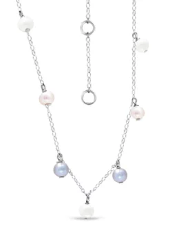 New 🌟 Fresh Water Multi Color Pearl Drop Station Necklace in Sterling Silver by Belk & Co. ⭐ 7 New 🌟 Fresh Water Multi Color Pearl Drop Station Necklace in Sterling Silver by Belk & Co. ⭐ -DealsBelk & Co. Store Belk 12292