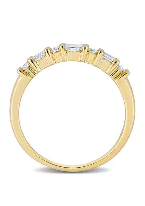 Brand new 🥰 1/4 ct. t.w. Diamond Anniversary Band in 10K Yellow Gold by Belk & Co. 🥰 3 Brand new 🥰 1/4 ct. t.w. Diamond Anniversary Band in 10K Yellow Gold by Belk & Co. 🥰 - Image 3