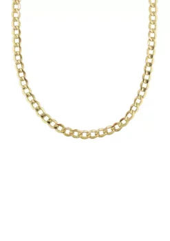 Brand new 🥰 20 Inch Curb Link Chain Necklace in 10K Yellow Gold by Belk & Co. ✨ -DealsBelk & Co. Store Belk 12337