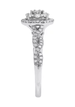 Best reviews of ✨ 1/2 ct. t.w. Diamond Engagement Ring in 10K White Gold by Belk & Co. 🎉 -DealsBelk & Co. Store Belk 12340
