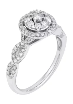 Best reviews of ✨ 1/2 ct. t.w. Diamond Engagement Ring in 10K White Gold by Belk & Co. 🎉 -DealsBelk & Co. Store Belk 12341