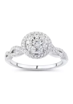 Best reviews of ✨ 1/2 ct. t.w. Diamond Engagement Ring in 10K White Gold by Belk & Co. 🎉 -DealsBelk & Co. Store Belk 12342