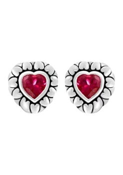 Promo 🔥 Lab Created 1.82 ct. t.w. Created Pink Sapphire Heart Stud Earrings, Sterling Silver by Belk & Co. 👏 7 Promo 🔥 Lab Created 1.82 ct. t.w. Created Pink Sapphire Heart Stud Earrings, Sterling Silver by Belk & Co. 👏 -DealsBelk & Co. Store Belk 12368
