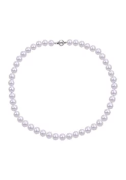 Brand new 🛒 9-10MM Freshwater Cultured Pearl 18" Strand Necklace with Sterling Silver Clasp by Belk & Co. 🛒 -DealsBelk & Co. Store Belk 12380