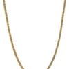 Cheap ⌛ Men's 14K Yellow Gold 3.7 Millimeter Semi Solid Franco Chain Necklace by Belk & Co. 🔥