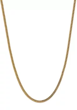 Cheap ⌛ Men's 14K Yellow Gold 3.7 Millimeter Semi Solid Franco Chain Necklace by Belk & Co. 🔥 -DealsBelk & Co. Store Belk 12424