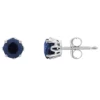 Budget ⌛ Sterling Silver 5mm Round Sapphire Stud Earrings by Belk & Co. 🛒